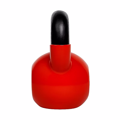 TOTAL Neoprene Kettlebell for Home Gym &amp; Strength Training-Red-12 KG-2