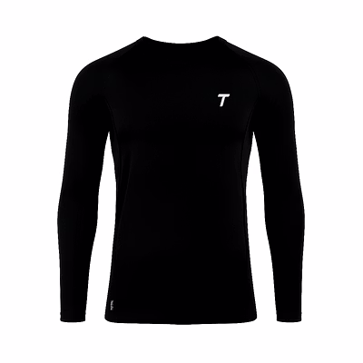 TOTAL Compression Pro 6021 Nylon Inner Compression T-Shirt-Black-XXL-1