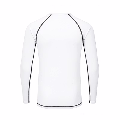 TOTAL Compression Pro 6021 Nylon Inner Compression T-Shirt-White-S-1