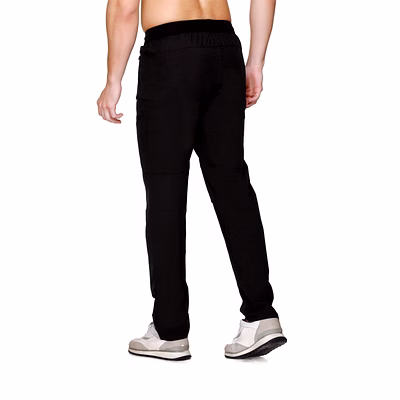 TOTAL Men Regular Fit Track Pants for Gym, Running and Everyday Activewear-Black-3XL-1