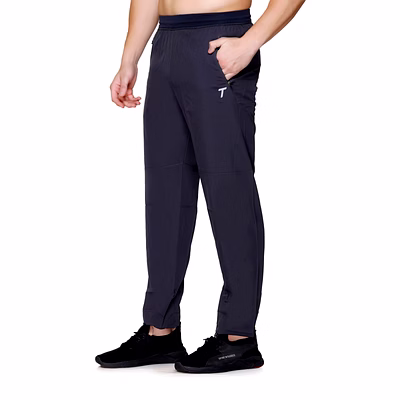 TOTAL Men Regular Fit Track Pants for Gym, Running and Everyday Activewear-Grey-3XL-2