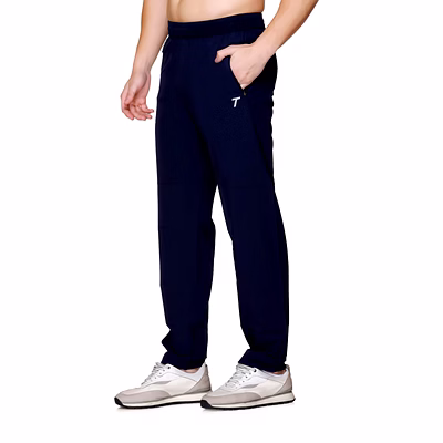 TOTAL Men Regular Fit Track Pants for Gym, Running and Everyday Activewear-Navy-3XL-2