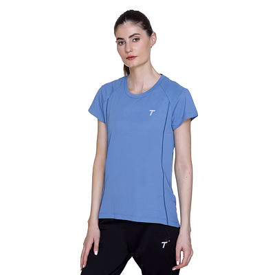TOTAL Women Quick Dry Gym T-Shirt for Yoga, Running and Workout Activewear-Green-XXL-XXL-Green-1