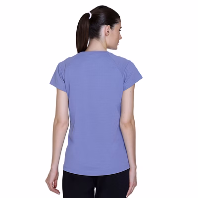 TOTAL Women Quick Dry Gym T-Shirt for Yoga, Running and Workout Activewear-Lavender-Lavender-XXL-XXL-3