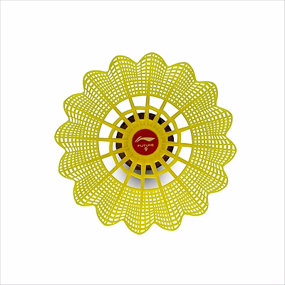 Li-Ning Future 9 Nylon Shuttlecock (Yellow, Pack of 6)-2