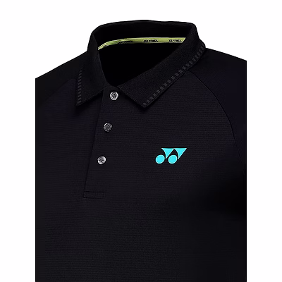 YONEX PM-S092-3005-CC8-S Comfort Club 8 Polo Shirt-JET BLACK-L-2