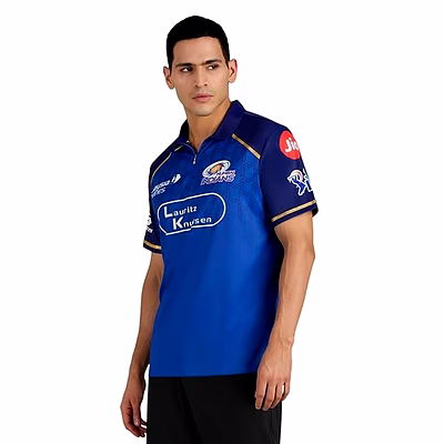 MUMBAI INDIANS IPL MEN'S FAN JERSEY 2026-S-Polyester-Blue-1