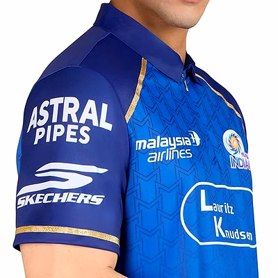 MUMBAI INDIANS IPL MEN'S FAN JERSEY 2026-XXL-Blue-Polyester-4
