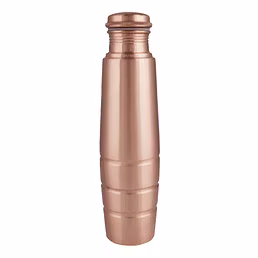 Copper Water Bottle with 3 beautiful rings