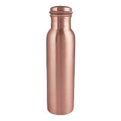 Copper Engraved Design Antique Water Bottle, 950ml
