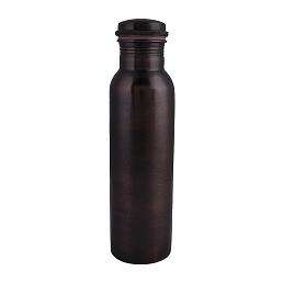 Copper Engraved mat Finish Design Water Bottle