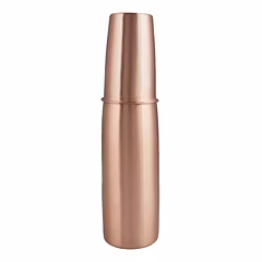 Copper Water Bottle with Glass