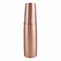 Copper Water Bottle with Glass
