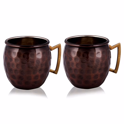 handcrafted copper shot mug for elegant beverage enjoyment