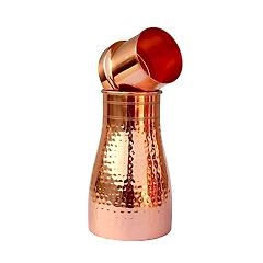 Luxury Copper Table Jar - Elegant Home Decor Accent