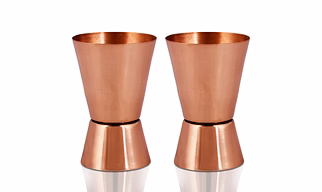Copper Peg Measurer for Elegant Cocktail Pouring