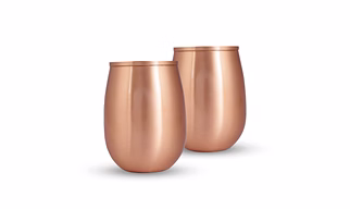 Premium Handcrafted Copper Glass - Unique Addition to Your Home Decor