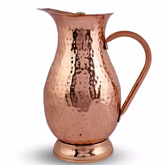 Exquisite Copper Hammered JUG - 2LTR for Elegant Dining