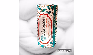 MEDICON's ABSORBENT COTTON ROLL 400gram weight for Medical, Surgical, Self care use