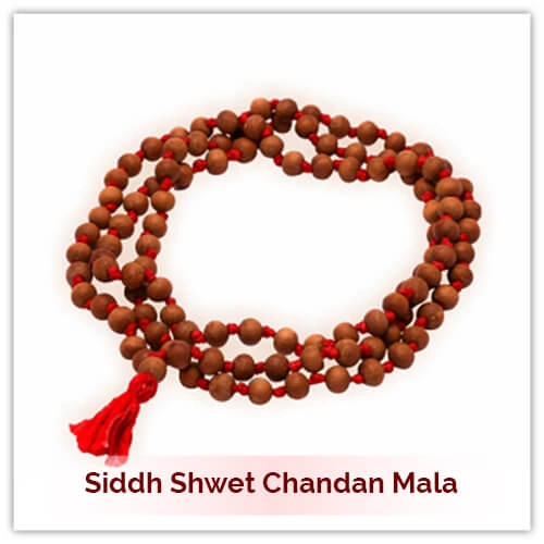 White Chandan Mala