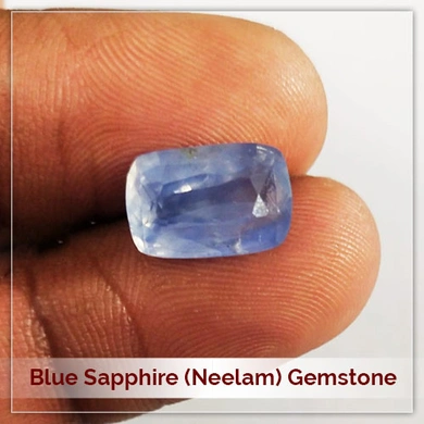Lab Certified Natural Blue Sapphire Neelam Gemstone