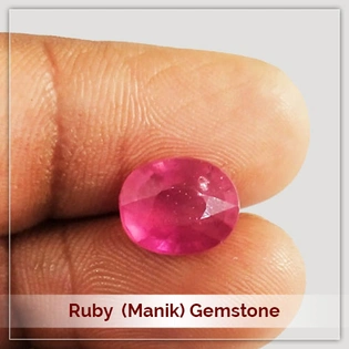 Ruby (Manik) Gemstone