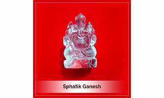 Crystal (Sphatik) Ganesh