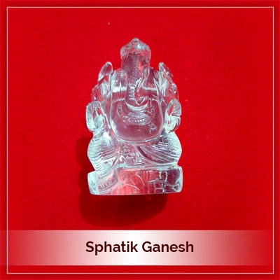 Crystal (Sphatik) Ganesh