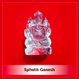 Crystal (Sphatik) Ganesh