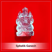 Crystal (Sphatik) Ganesh