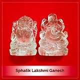 Sphatik (Crystal) Lakshmi Ganesh