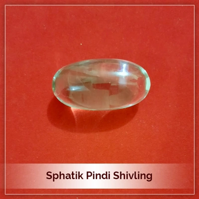 Sphatik (Crystal) Pindi Shivling