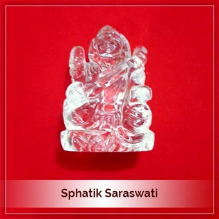 Sphatik (Crystal) Saraswati