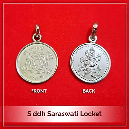 astrologyremediesstore siddh saraswati locket
