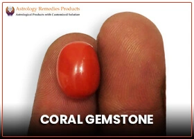 Lab Certified Coral Gemstone