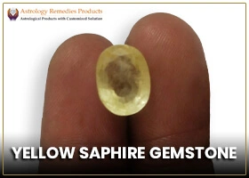 Lab Certified Yellow Sapphire Gemstone