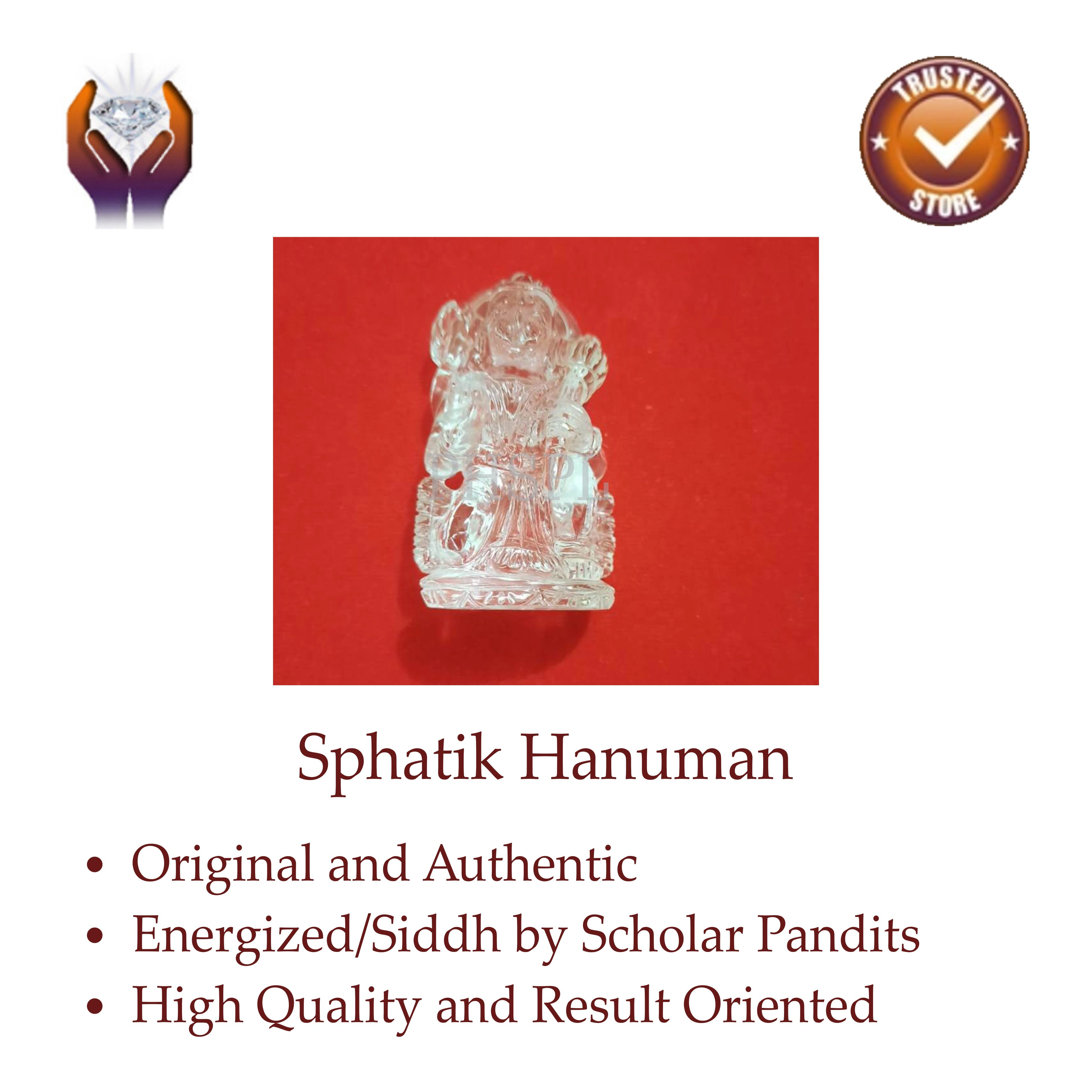 Crystal Hanuman Idol