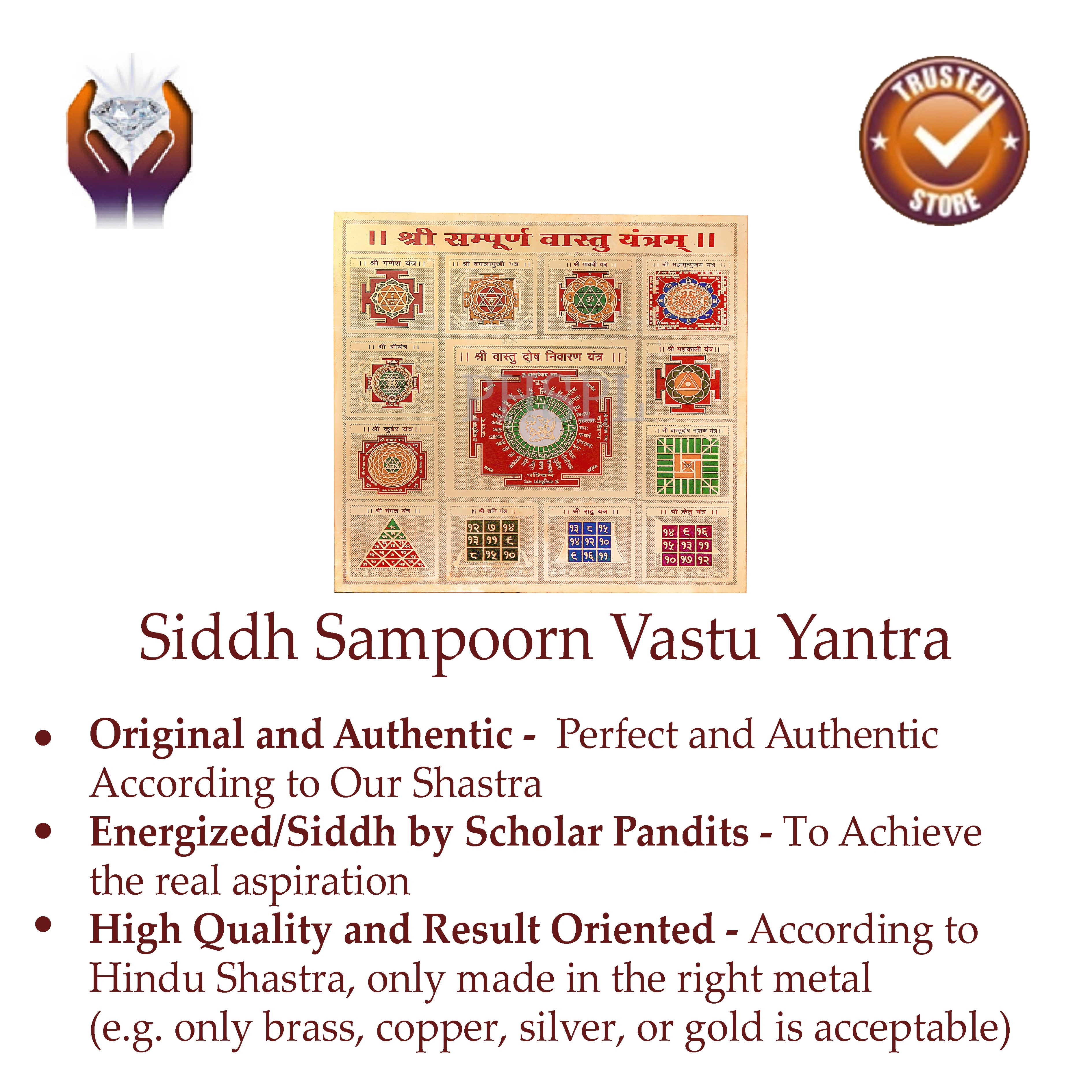 Siddh Sampurna Vastu Dosh Nivaran Yantra