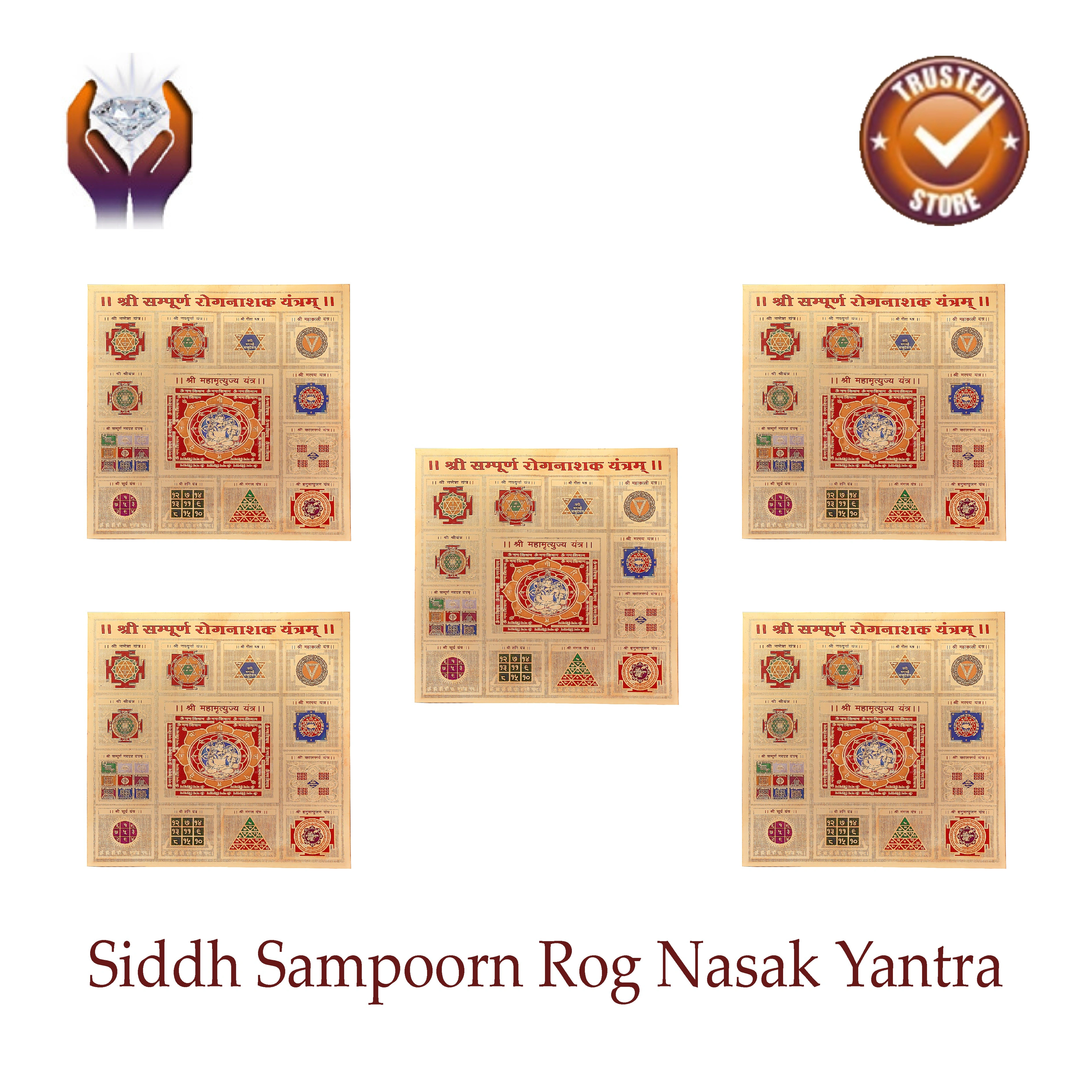 Sri Sampurna Rog Nashak Puja Yantra