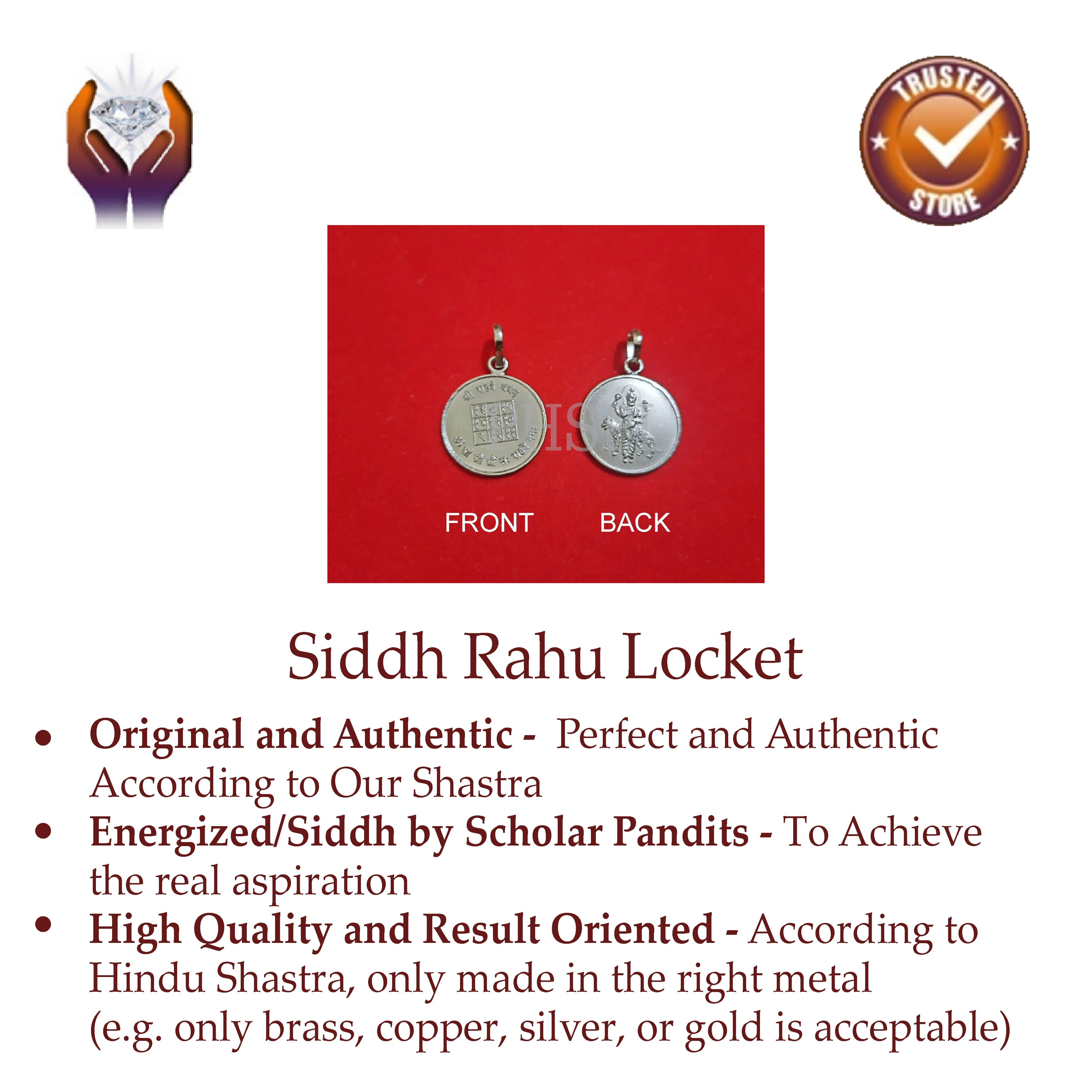 Rahu Locket Benefits