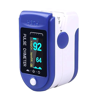 Loyal Fingertip Pulse Oximeter with OLED Display Blood Oxygen SpO2 Saturation Level, Heart Rate Monitor & Waveform Sensor for Home & Sports