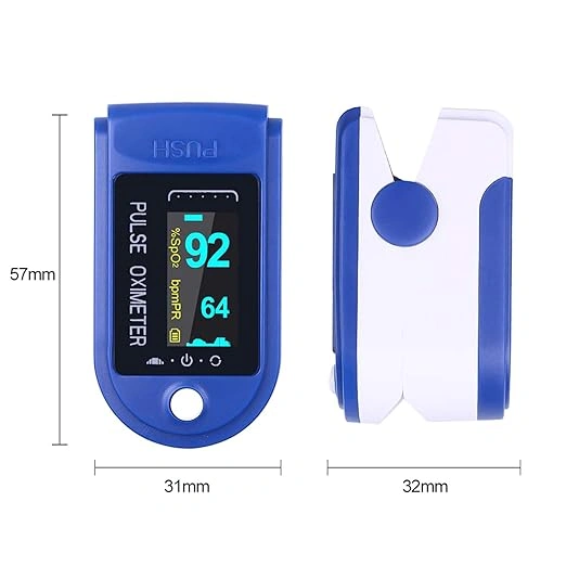 Loyal Fingertip Pulse Oximeter with OLED Display Blood Oxygen SpO2 Saturation Level, Heart Rate Monitor &amp; Waveform Sensor for Home &amp; Sports-1