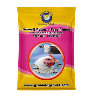 Poultry : And Animals Growvit Power – Feed Premix: Vitamins Feed Premix
