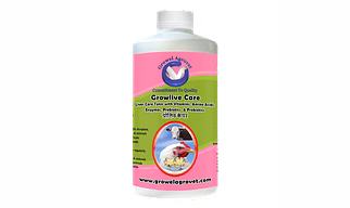 Birds and Animals : Growlive  Care – Liver Tonic with Vitamins, Amino Acids, Probiotics, and Liver Stimulants .