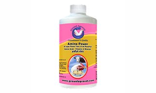 Birds and Animals : Amino Power – A Combination of  46 Amino Acids, Vitamins, and Minerals for the Growth and Immunity.