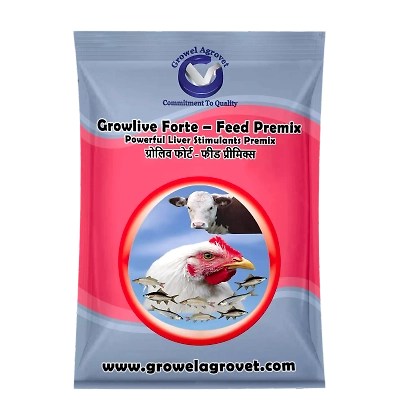 Growel Agrovet Goat and Sheep : Growlive Forte – Feed Premix: Liver Stimulants Feed Premix