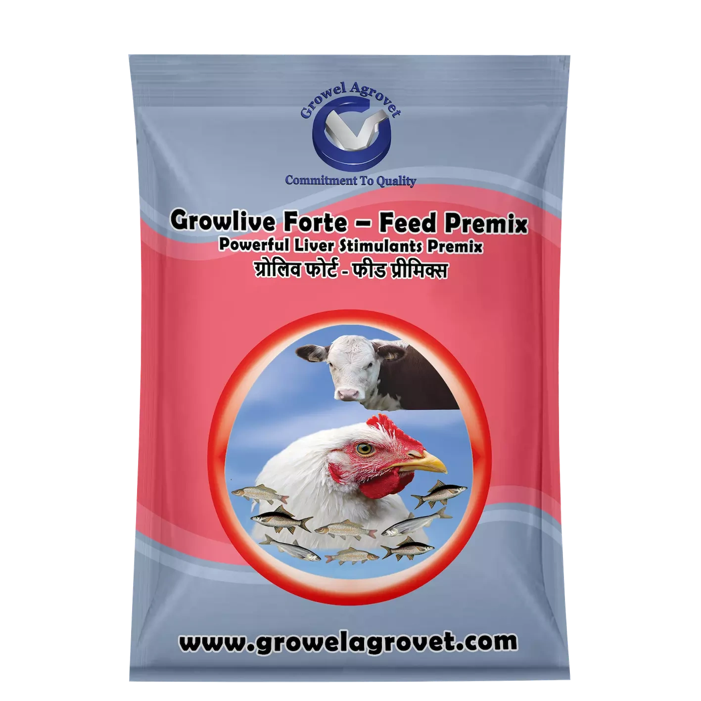 Goat and Sheep : Growlive Forte – Feed Premix: Liver Stimulants Feed Premix-1108-1kg