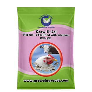 Poultry : Grow E-Sel – Vitamin – E with Selenium, Biotin, and Vitamin – C