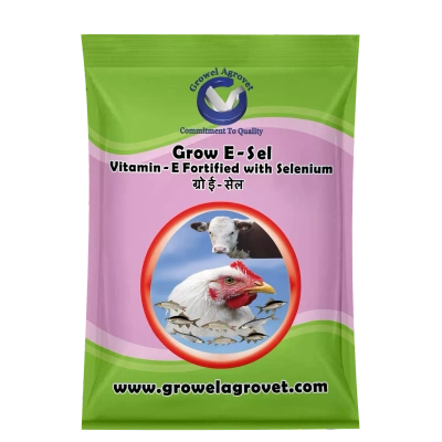 Poultry : Grow E-Sel – Vitamin – E with Selenium, Biotin, and Vitamin – C