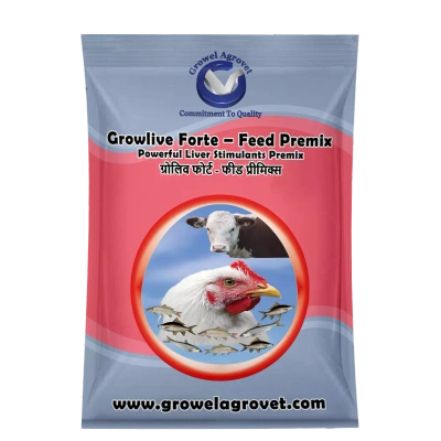 Poultry : Growlive Forte – Feed Premix: Liver Stimulants Feed Premix